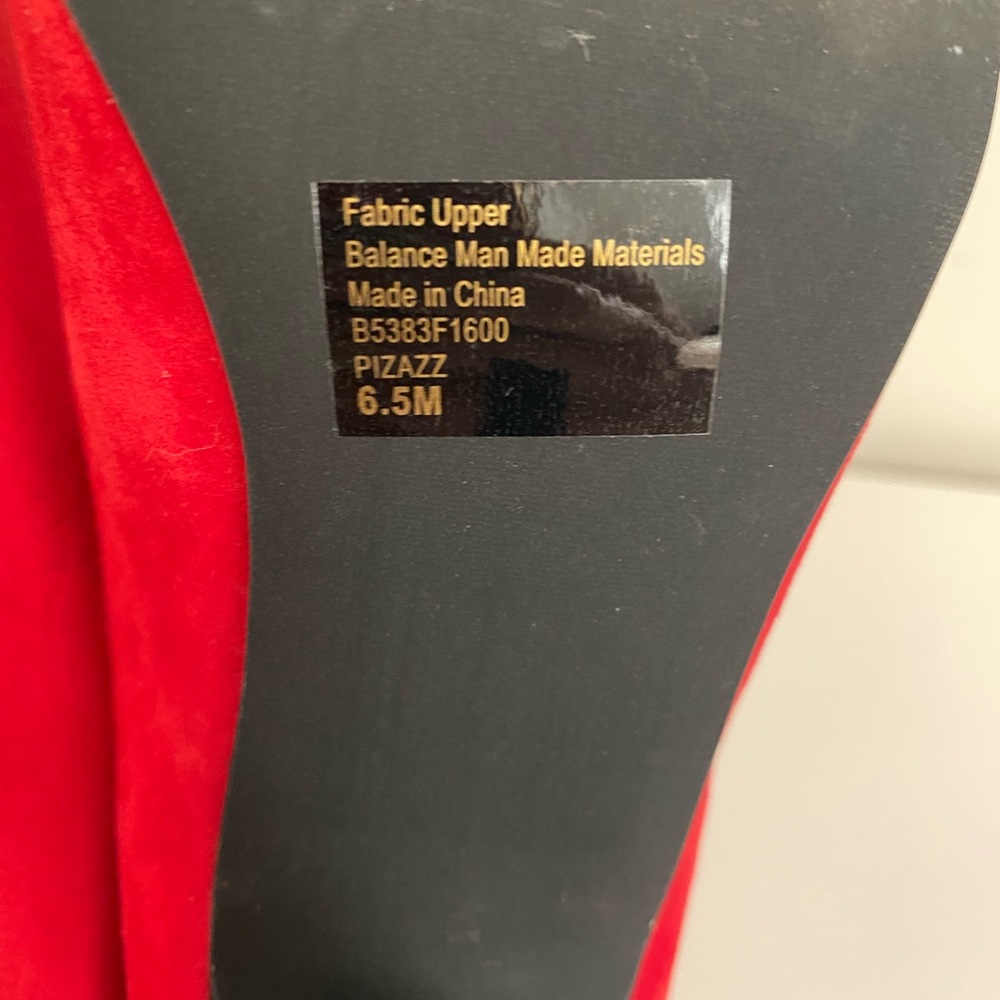 Carlos Red faux suede ankle booties - Picture 8 of 11